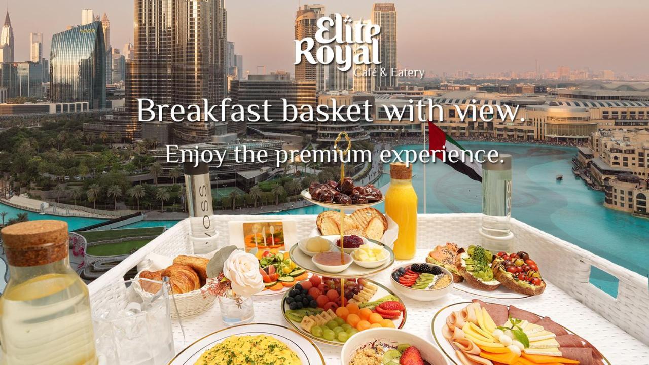 Elite Royal Apartment - Full Burj Khalifa & Fountain View - 2 Bedrooms And 1 Open Bedroom Without Partition Dubai Eksteriør bilde